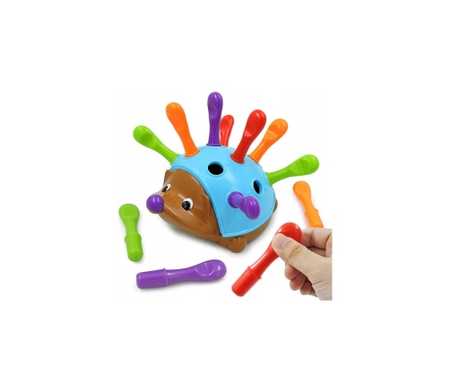 WOOPIE Gra Zręcznościowa Jeżyk Sorter Montessori Nauka Liczb i Kolorów 4w1