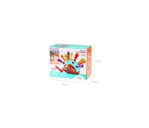 WOOPIE Gra Zręcznościowa Jeżyk Sorter Montessori Nauka Liczb i Kolorów 4w1
