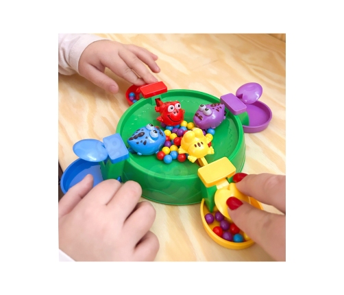 WOOPIE Gra Zręcznościowa Planszowa GŁODNE WESOŁE ŻABKI I KROKODYLKI 3+