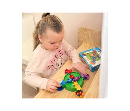 WOOPIE Gra Zręcznościowa Planszowa GŁODNE WESOŁE ŻABKI I KROKODYLKI 3+