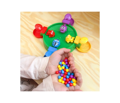 WOOPIE Gra Zręcznościowa Planszowa GŁODNE WESOŁE ŻABKI I KROKODYLKI 3+