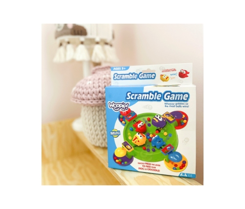 WOOPIE Gra Zręcznościowa Planszowa GŁODNE WESOŁE ŻABKI I KROKODYLKI 3+