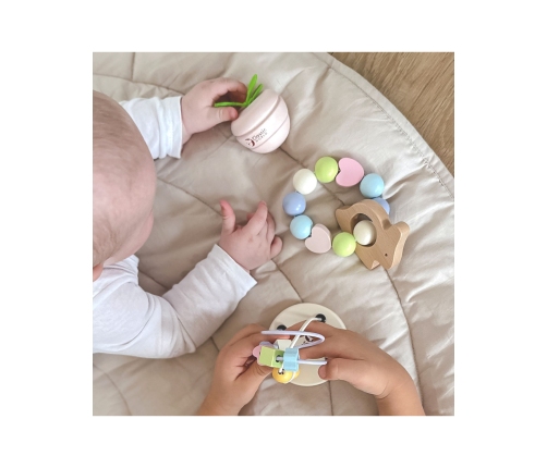 CLASSIC WORLD Pastelowy Zestaw Motoryczny dla Niemowląt Box Pierwsze Zabawki od Urodzenia