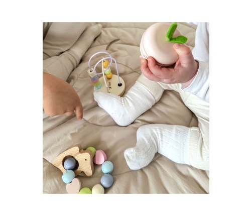 CLASSIC WORLD Pastelowy Zestaw Motoryczny dla Niemowląt Box Pierwsze Zabawki od Urodzenia