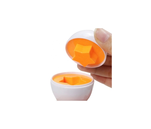 WOOPIE Układanka Jajka Montessori - Dopasuj Kształty i Kolory