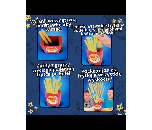 WOOPIE Gra Zręcznościowa Wyskakujące Frytki