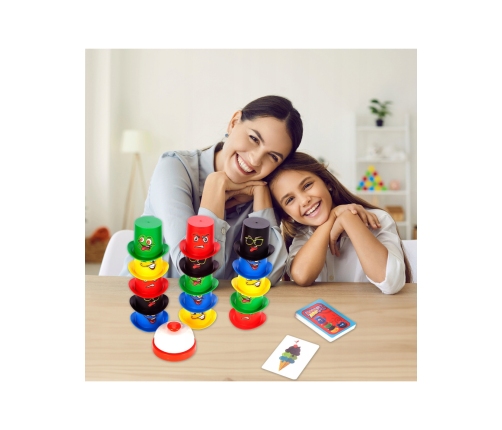 WOOPIE Gra Zręcznościowa Szybkie Kapelusze 4+