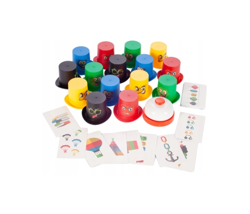 WOOPIE Gra Zręcznościowa Szybkie Kapelusze 4+