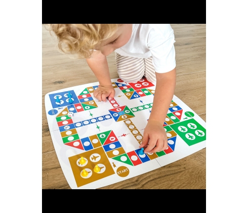 WOOPIE Gra Planszowa 2w1 Mały Detektyw + Chińczyk