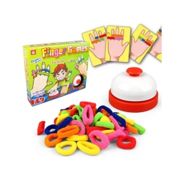 WOOPIE Gra Zręcznościowa FINGER GAMES Kolorowe Gumki 4+ WOOPIE Gra Zręcznościowa FINGER GAMES Kolorowe Gumki 4+