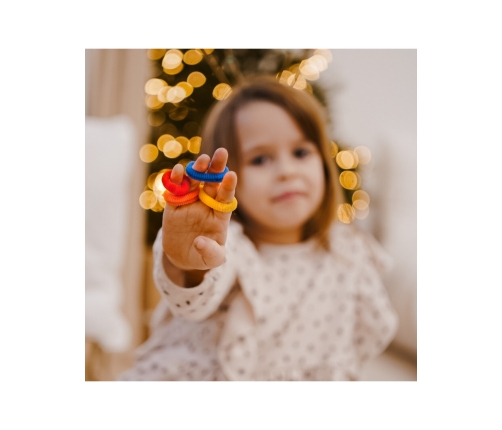 WOOPIE Gra Zręcznościowa FINGER GAMES Kolorowe Gumki 4+