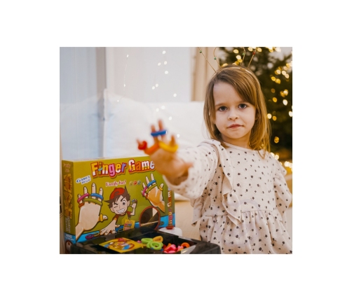 WOOPIE Gra Zręcznościowa FINGER GAMES Kolorowe Gumki 4+