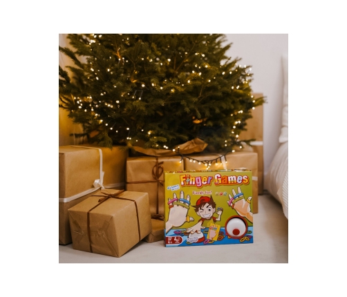 WOOPIE Gra Zręcznościowa FINGER GAMES Kolorowe Gumki 4+