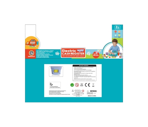 WOOPIE Kases aparāts ar kalkulatoru un aksesuāriem