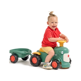 FALK Stumjamā mašīna traktors Baby Maurice Green Vintage