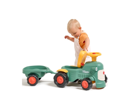 FALK Stumjamā mašīna traktors Baby Maurice Green Vintage