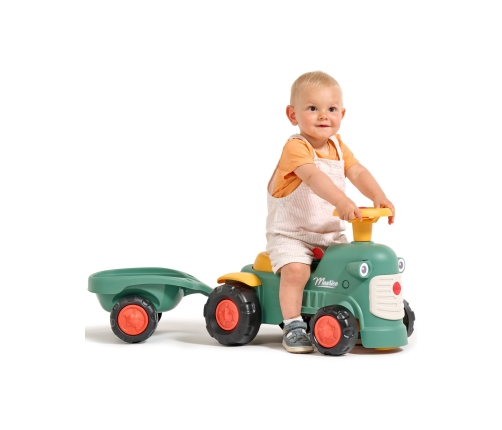 FALK Stumjamā mašīna traktors Baby Maurice Green Vintage
