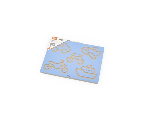 VIGA Tablica Grafomotoryczna Pojazdy  Nauka Pisania