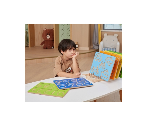 VIGA Tablica Grafomotoryczna Cyfry Nauka Pisania