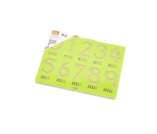 VIGA Tablica Grafomotoryczna Cyfry Nauka Pisania