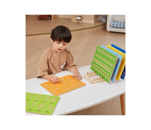 VIGA Tablica Grafomotoryczna Szlaczki Nauka Pisania