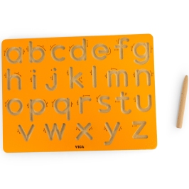 VIGA Tablica Grafomotoryczna Małe Litery Nauka Pisania VIGA Tablica Grafomotoryczna Małe Litery Nauka Pisania