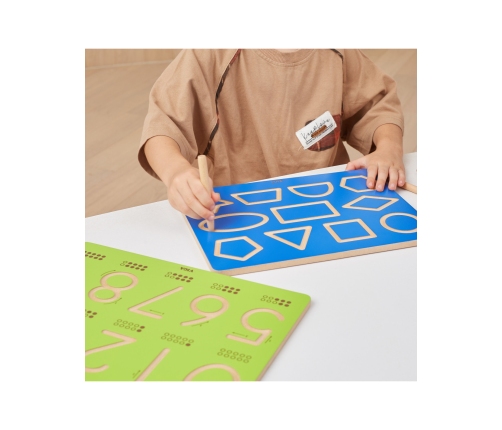 VIGA Tablica Grafomotoryczna Małe Litery Nauka Pisania