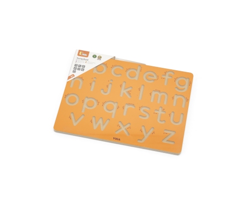 VIGA Tablica Grafomotoryczna Małe Litery Nauka Pisania