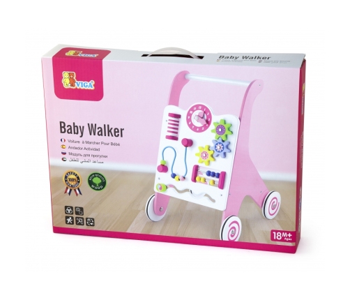 VIGA PolarB Drewniany Wózek dla Lalek