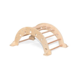 VIGA Drewniany Bujak Naturalny Montessori