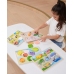 VIGA Drewniane Puzzle Układanka Montessori 2w1 Figurki Farma