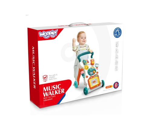 WOOPIE BABY Grający Chodzik z Znikopisem