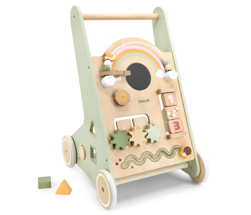 VIGA PolarB Drewniany Pchacz Chodzik Zielony Edukacyjny