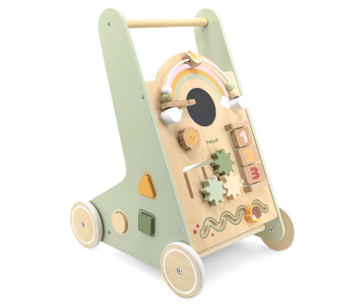 VIGA PolarB Drewniany Pchacz Chodzik Zielony Edukacyjny