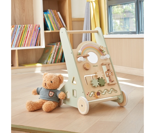 VIGA PolarB Drewniany Pchacz Chodzik Zielony Edukacyjny