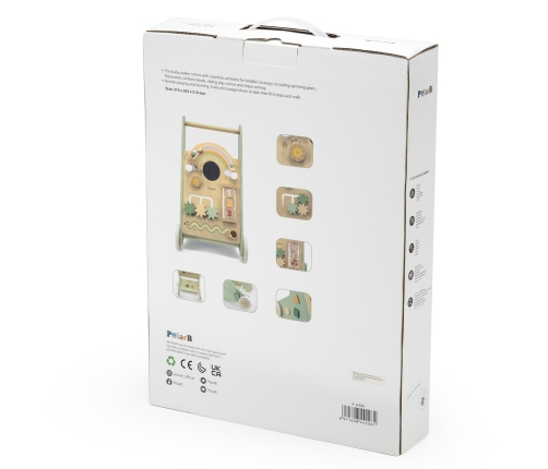 VIGA PolarB Drewniany Pchacz Chodzik Zielony Edukacyjny