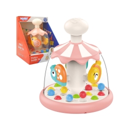 WOOPIE BABY Kolorowe Zwierzątka Różowy Bączek z Kulkami Karuzela WOOPIE BABY Kolorowe Zwierzątka Różowy Bączek z Kulkami Karuzela