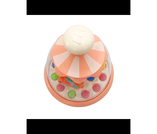 WOOPIE BABY Kolorowe Zwierzątka Różowy Bączek z Kulkami Karuzela