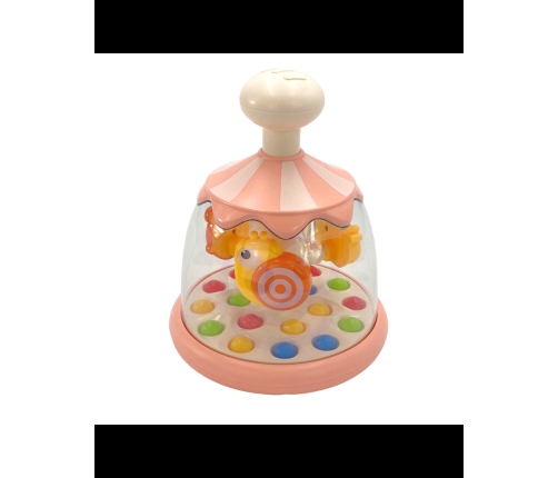 WOOPIE BABY Kolorowe Zwierzątka Różowy Bączek z Kulkami Karuzela