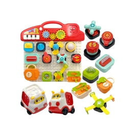 WOOPIE BABY Montessori Tablica Manipulacyjna Kolorowy Panel Aktywności WOOPIE BABY Montessori Tablica Manipulacyjna Kolorowy Panel Aktywności