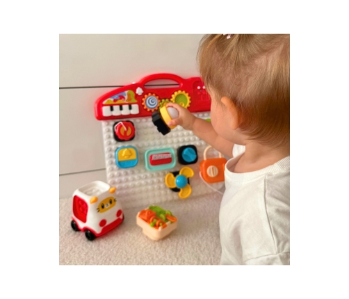 WOOPIE BABY Montessori Tablica Manipulacyjna Kolorowy Panel Aktywności