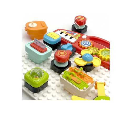 WOOPIE BABY Montessori Tablica Manipulacyjna Kolorowy Panel Aktywności