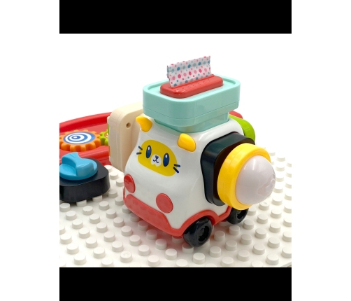 WOOPIE BABY Montessori Tablica Manipulacyjna Kolorowy Panel Aktywności