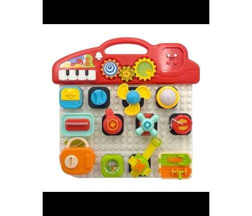 WOOPIE BABY Montessori Tablica Manipulacyjna Kolorowy Panel Aktywności