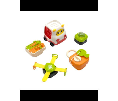 WOOPIE BABY Montessori Tablica Manipulacyjna Kolorowy Panel Aktywności