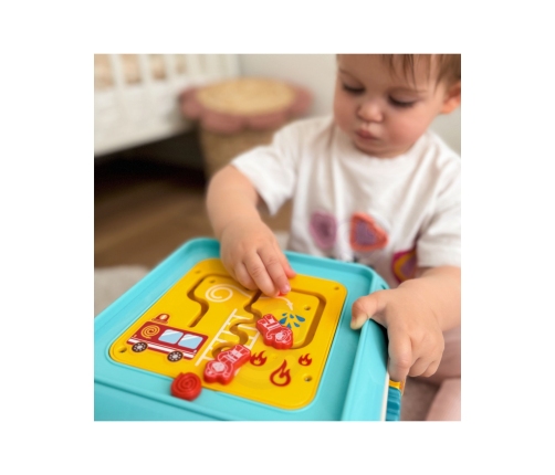 WOOPIE BABY Wielofunkcyjna Kostka Aktywności Montessori 6w1 - 18m+