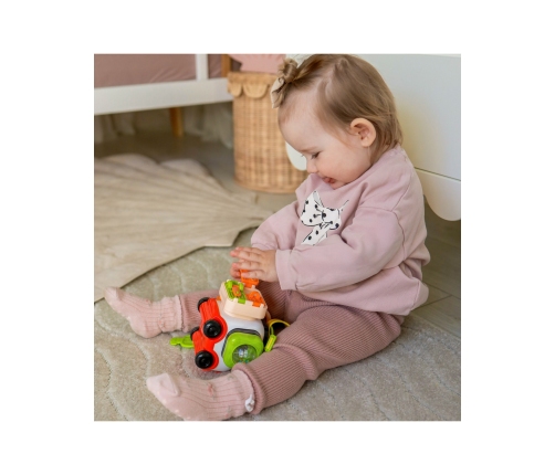 WOOPIE BABY Montessori Manipulacyjny Zestaw Konstrukcyjny Samochód Kotek 1