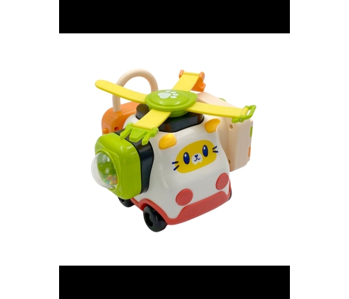 WOOPIE BABY Montessori Manipulacyjny Zestaw Konstrukcyjny Samochód Kotek 1