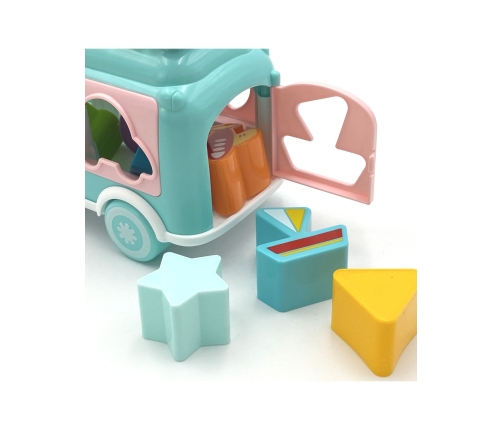 WOOPIE BABY Samochodzik Muzyczny Sorter z Cymbałkami Zielony