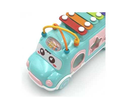 WOOPIE BABY Samochodzik Muzyczny Sorter z Cymbałkami Zielony